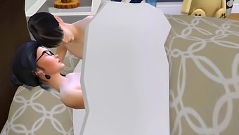 Sister Catches Her Brother Masturbating On Computer And Joins In - Asian Family