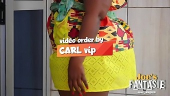 Mature Black Woman With Large Buttocks Selling Products