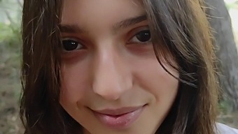 Brutal And Rough Sex With A Young Girl In The Woods