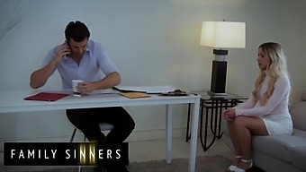 Khloe Kapri Struggles With Lustful Desires For Her Step-Uncle (Jay Smooth) While Working As His Secretary In Family Sinners