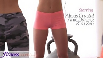 Yoga Instructor In Fitness Center Uses Strap-On To Penetrate Youthful Czech Babe