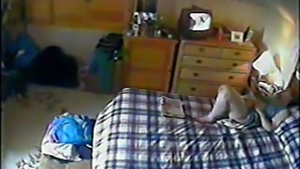Hidden Cam Captures Mom'S Kinky Solo Play