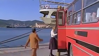 Interracial Couple'S Bdsm Bus Ride