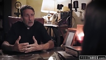 Desperate Bride-To-Be Receives Forbidden Pleasure From Priest