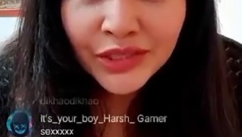 Rajsi Verma'S Live Show Features Big Tits And Nipples
