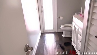 Experience The Thrill Of Voyeuristic Pleasure As A Shy Petite Wife Gets Face-Fucked By Her Best Friend!
