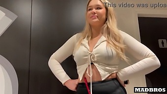 A British Manager Gets Fucked In The Toilet And Elevator During Work Hours!