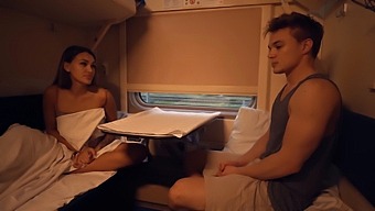 Big Dick Job On A Train Turns Into Wild Sex With A Stranger