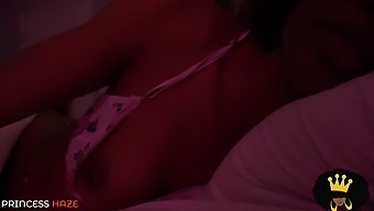 Stepson'S Room Invaded For Warmth By Petite Ebony Beauty
