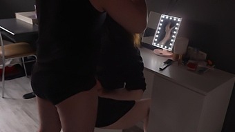 Husband Gives Wife A Blowjob In The Shower As A Reward For Asking Him To Dye Her Hair