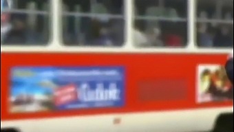 Sexy Katarina Hartlova Gets Groped On A Crowded Bus