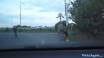 Brunette Milf Hayley Vernon'S Public Doggystyle In Pov Style