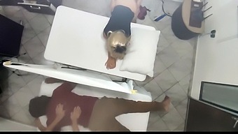 Beautiful Wife Receives Sensual Massage From Doctor While Husband Watches