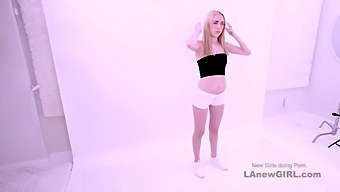 Pov View Of Stunning Blonde Teen'S Anal Casting Experience