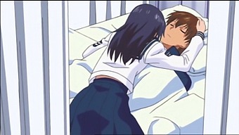 A Well-Endowed Sibling Of A School Girl With A Large Chest Receives Intense Pleasure In The School Clinic