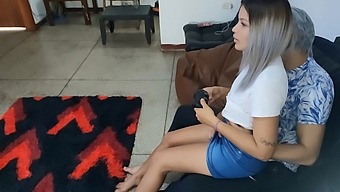 Amateur Couple Engages In Forbidden Love With Daughter-In-Law Nearly Caught By Her Parents
