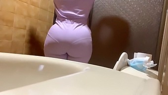 Amateur Recorded Footage Captures Busty Nurse With A Big Ass In Compromising Position
