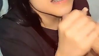 Hidden Camera Captures Young Girl'S Deep Throat Skills And Wild Sex With Her Step Cousin