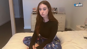 Hot College Student Has A Steamy Step-Sis Experience Before Class